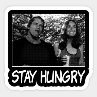 Sweat, Swagger, Style Unleash Your Inner Arnold with Hungry Fashion Sticker